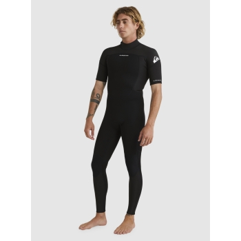 QUIKSILVER 2/2 PROLOGUE BACK ZIP WETSUIT BLACK