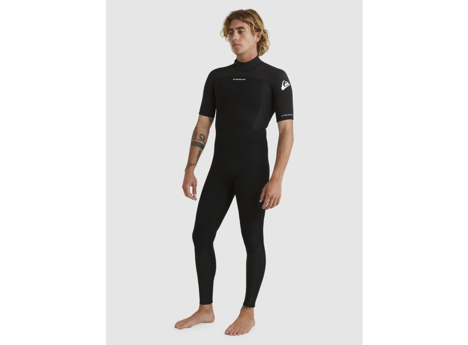 QUIKSILVER 2/2 PROLOGUE BACK ZIP WETSUIT BLACK