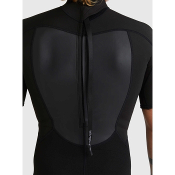 QUIKSILVER 2/2 PROLOGUE BACK ZIP WETSUIT BLACK