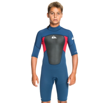 QUIKSILVER BOYS PROLOGUE 2/2 STEAMER WETSUIT BACKZIP