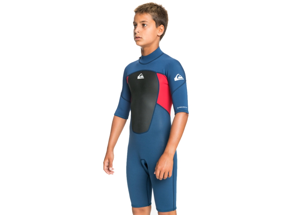 QUIKSILVER BOYS PROLOGUE 2/2 STEAMER WETSUIT BACKZIP