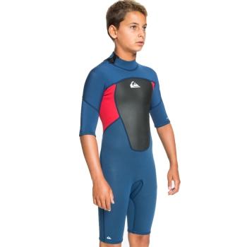 QUIKSILVER BOYS PROLOGUE 2/2 STEAMER WETSUIT BACKZIP