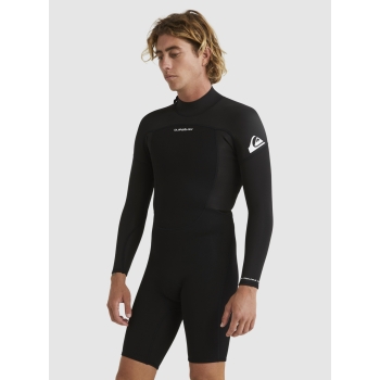 QUIKSILVER 2/2 PROLOGUE SPRINGSUIT BACK ZIP WETSUIT BLACK