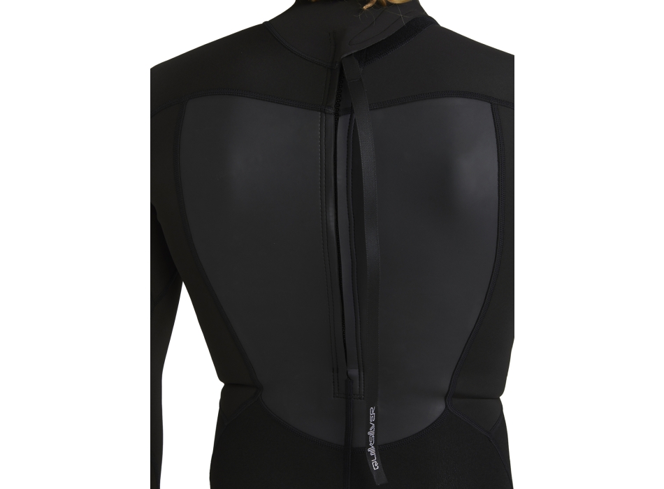 QUIKSILVER 2/2 PROLOGUE SPRINGSUIT BACK ZIP WETSUIT BLACK