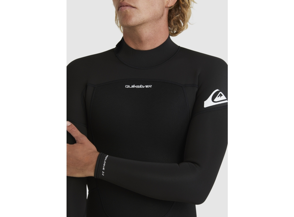 QUIKSILVER 2/2 PROLOGUE SPRINGSUIT BACK ZIP WETSUIT BLACK