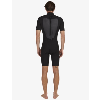 QUIKSILVER 2/2 PROLOGUE SPRINGSUIT BACK ZIP WETSUIT BLACK