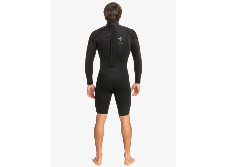 QUIKSILVER 2/2 PROLOGUE SPRINGSUIT BACK ZIP WETSUIT BLACK