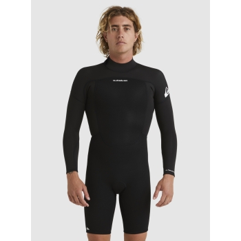QUIKSILVER 2/2 PROLOGUE SPRINGSUIT BACK ZIP WETSUIT BLACK