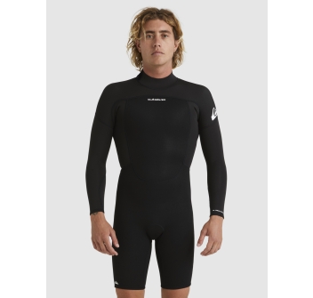 QUIKSILVER 2/2 PROLOGUE SPRINGSUIT BACK ZIP WETSUIT BLACK