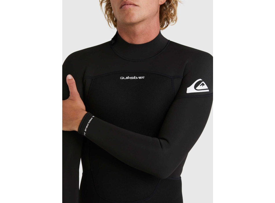 QUIKSILVER PROLOGUE 3/2MM BACK ZIP WETSUIT BLACK