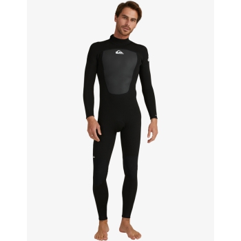 QUIKSILVER MENS PROLOGUE 3/2MM BACK ZIP WETSUIT BLACK