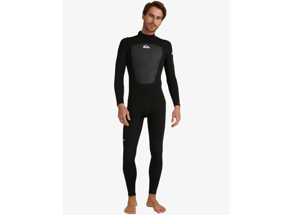 QUIKSILVER MENS PROLOGUE 3/2MM BACK ZIP WETSUIT BLACK