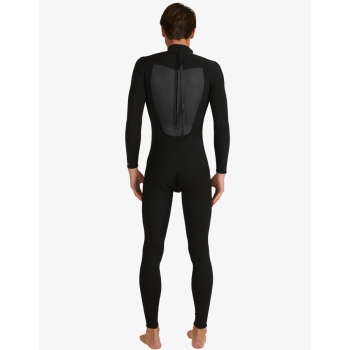 QUIKSILVER MENS PROLOGUE 3/2MM BACK ZIP WETSUIT BLACK