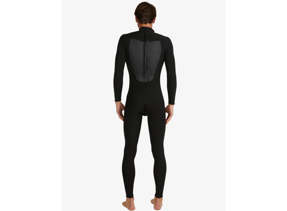 QUIKSILVER MENS PROLOGUE 3/2MM BACK ZIP WETSUIT BLACK