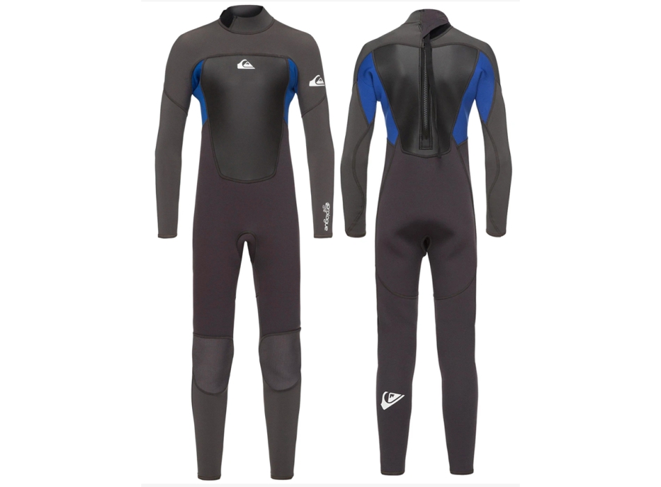 QUIKSILVER BOYS 8-16 PROLOGUE 3/2MM STEAMER WETSUIT BACK ZIP