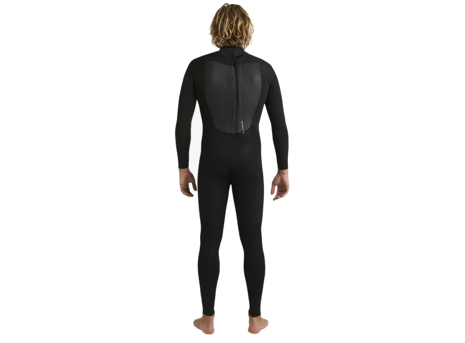 QUIKSILVER 4/3 PROLOGUE BACK ZIP GBS WETSUIT BLACK