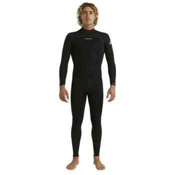 QUIKSILVER 4/3 PROLOGUE BACK ZIP GBS WETSUIT BLACK