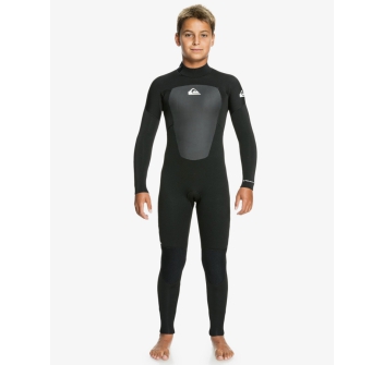 QUIKSILVER BOYS PROLOGUE 4/3 STEAMER WETSUIT 6-12 YRS BACK ZIP