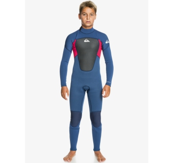 QUIKSILVER BOYS PROLOGUE 4/3 STEAMER WETSUIT BACKZIP