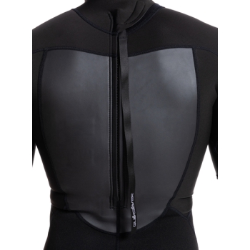 QUIKSILVER 2/2 PROLOGUE SHORT SLEEVE BACK ZIP WETSUIT BLACK