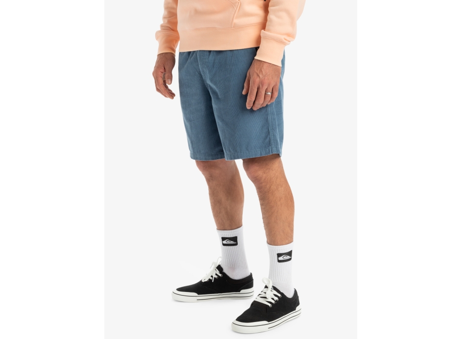 QUIKSILVER TAXER CORD WALKSHORTS CORONET BLUE
