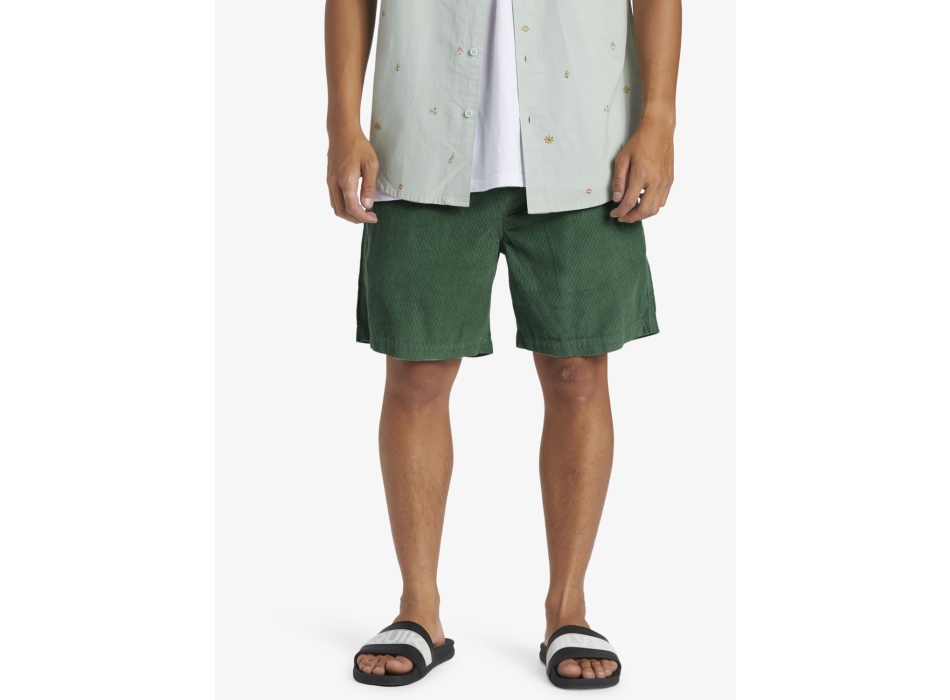 QUIKSILVER TAXER CORD SHORTS FROSTY BRUCE