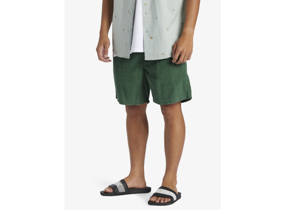 QUIKSILVER TAXER CORD SHORTS FROSTY BRUCE
