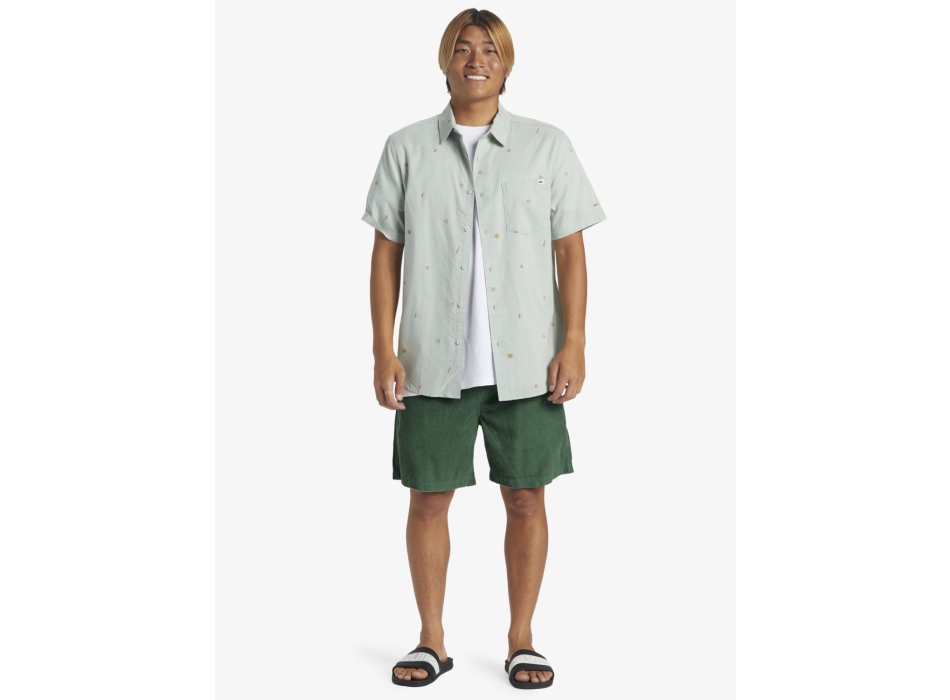 QUIKSILVER TAXER CORD SHORTS FROSTY BRUCE