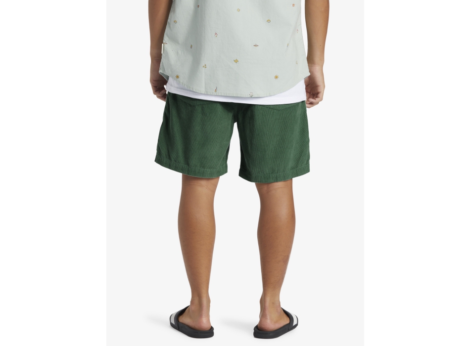 QUIKSILVER TAXER CORD SHORTS FROSTY BRUCE