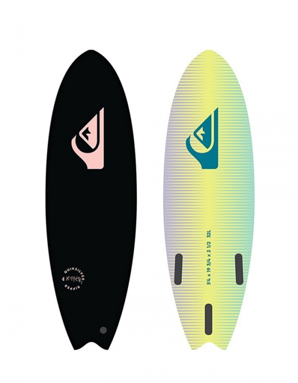 Quiksilver Discus 6'6 x 22 x 3 ⅛ Soft Surfboard - Pureed