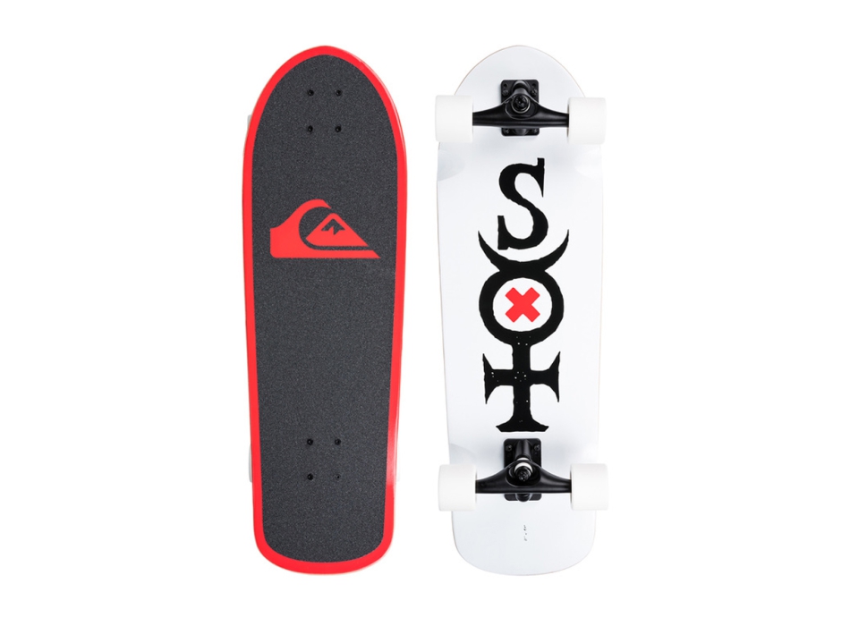 Quiksilver surf skateboard top