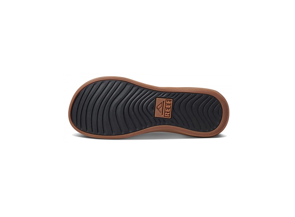 REEF SANDALS CUSHION LUX BLACK BROWN