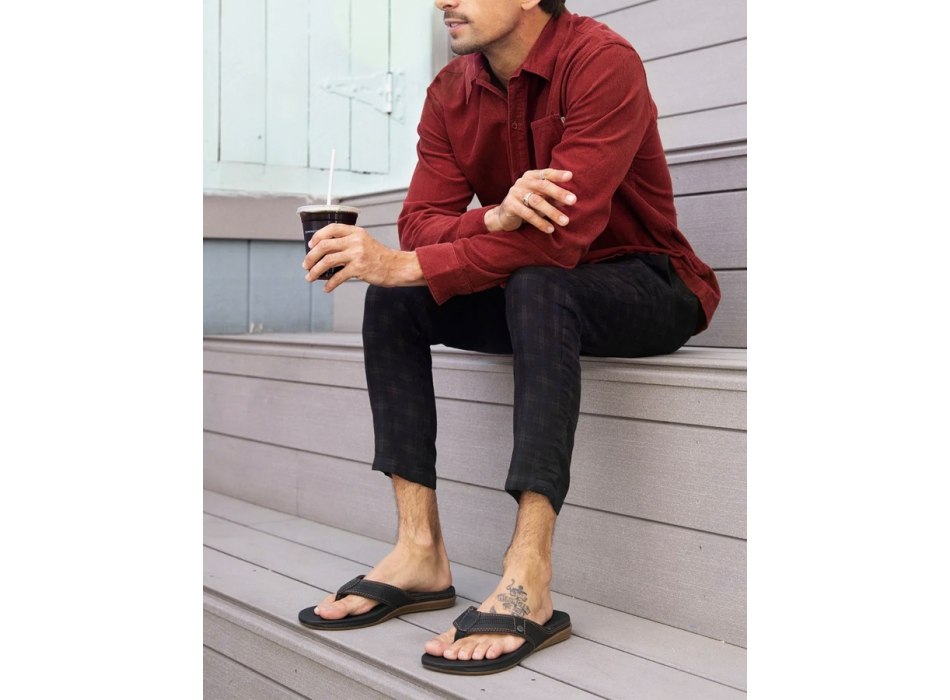 Reef Cushion Lux Black Brown Sandals Surf Shop online