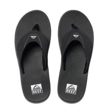 REEF SANDALS FANNING BLACK SILVER