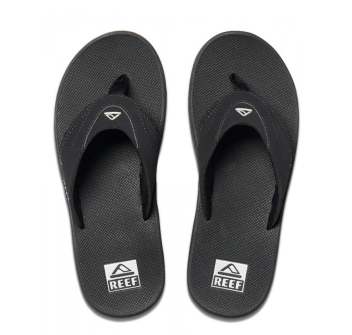 REEF SANDALS FANNING BLACK SILVER