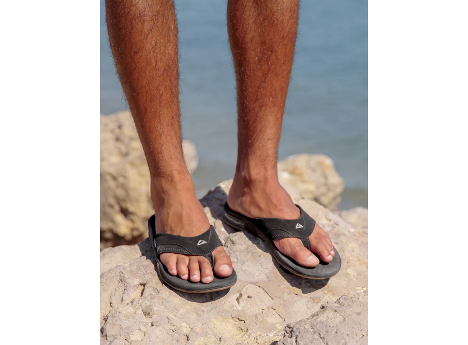 Reef silver sale flip flops