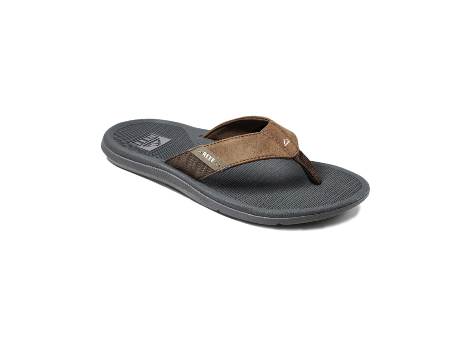 REEF SANDALS SANTA ANA GREY TAN