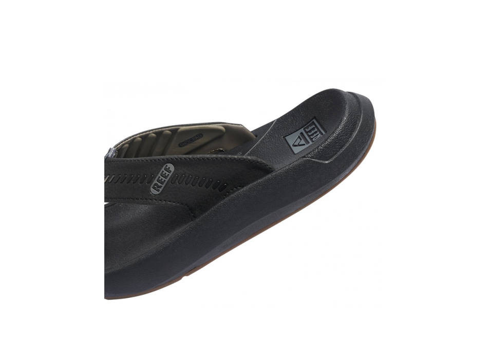 REEF SANDALS SWELLSOLE CRUISER SANDALS BLACK GREY