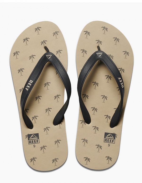REEF SWITCHFOOT PRINT TAUPE PALMS 