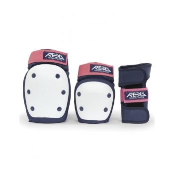 REKD HEAVY DUTY TRIPLE PAD SET BLUE PINK