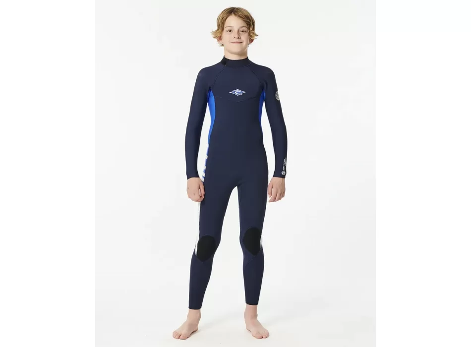 RIP CURL JUNIOR DAWN PATROL 4/3 BACK ZIP