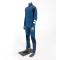 HURLEY WETSUIT BOY SURF CLUB 4/3 BACK ZIP BLUE