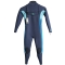 RIP CURL 4/3 JUNIOR WETSUIT DAWN PATROL CHEST ZIP STEAMER NAVY