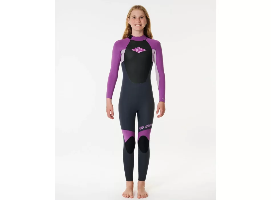 RIP CURL KIDS OMEGA 5/3 BACK ZIP WETSUIT STEAMER