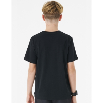 RIP CURL ACTION TEE BOY BLACK