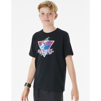 RIP CURL ACTION TEE BOY BLACK