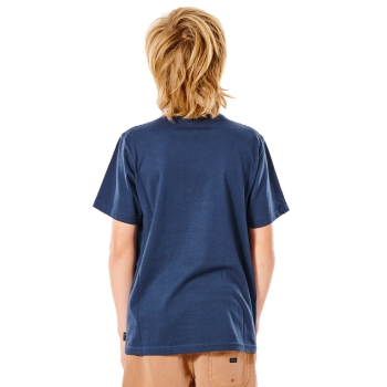 RIP CURL ACTION TEE BOY RETRO YELLOW