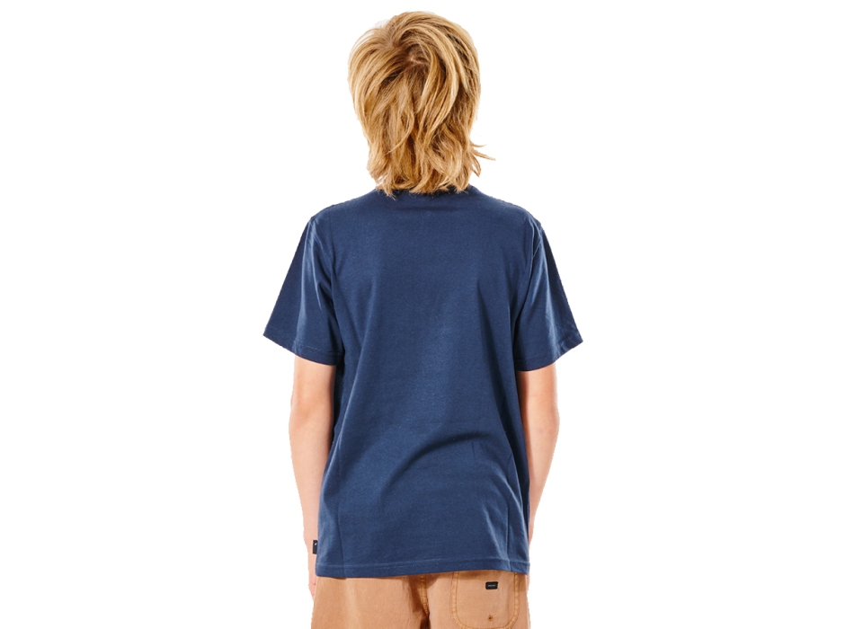 RIP CURL ACTION TEE BOY RETRO YELLOW