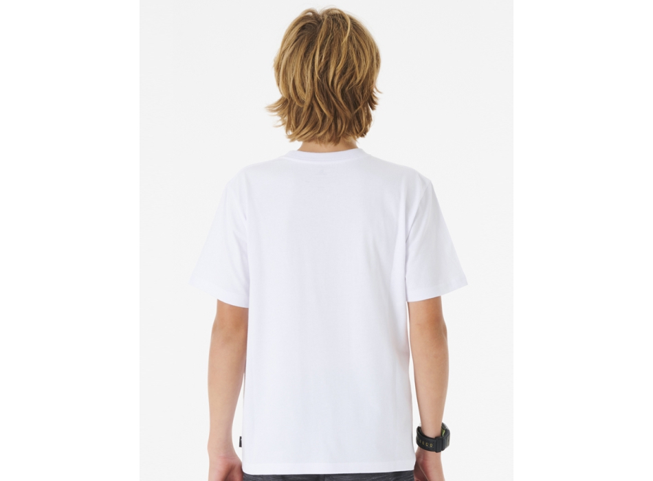 RIP CURL ACTION TEE BOY WHITE