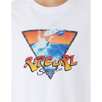 RIP CURL ACTION TEE BOY WHITE